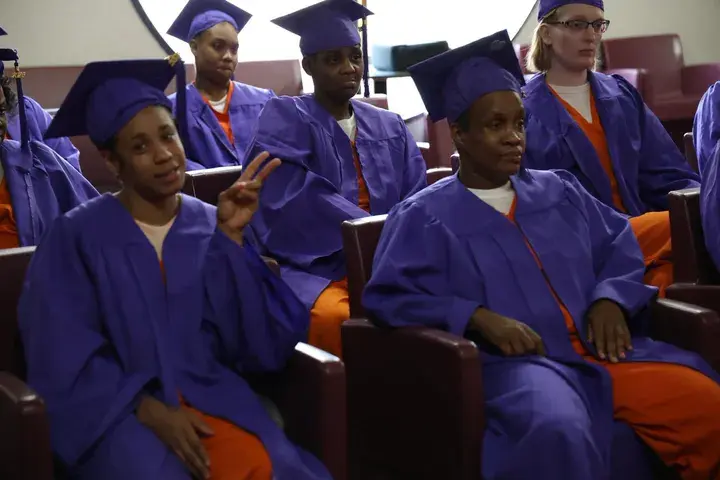 Graduates celebrating together