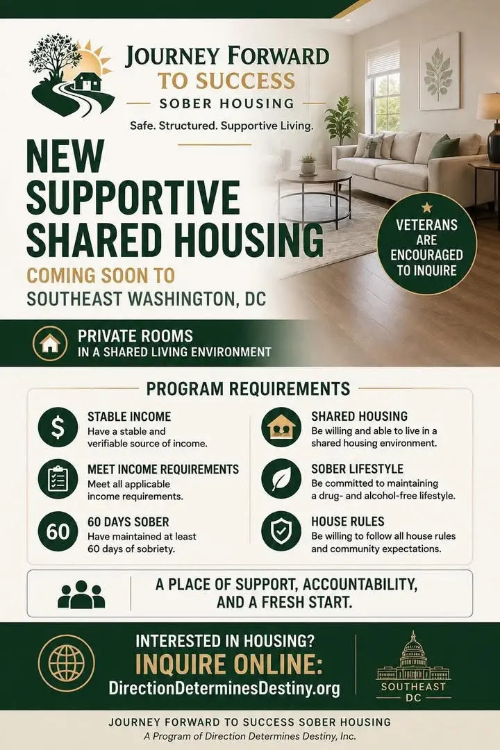 Journey Forward to Success new supportive shared housing in Southeast Washington, DC
